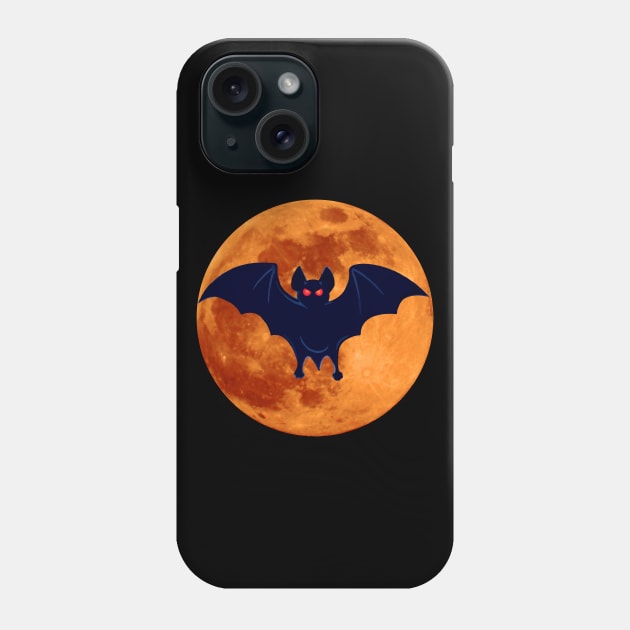 🦇 Vampire Bat – Scary Bloodsucking Creature of the Night Phone Case by Pixoplanet