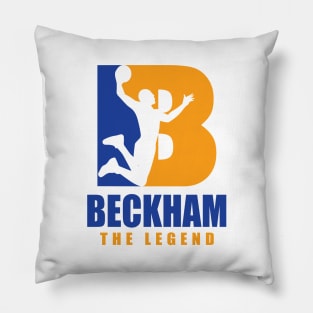Beckham Custom Player Basketball Your Name The Legend Pillow
