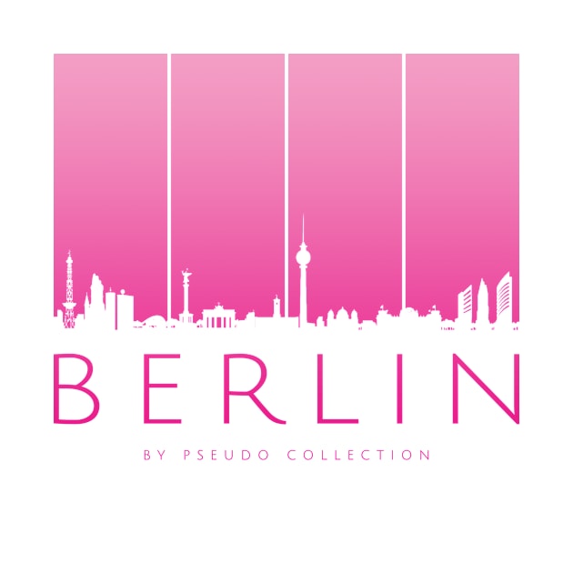 Skyline Berlin Pink by PCollection