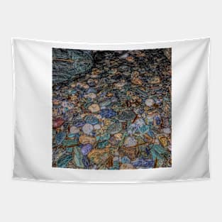 Merlin's cave pebbles Tapestry