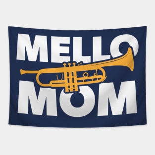 Retro Mello Mom // Funny Trumpet Player // Funny Marching Band Mom Tapestry