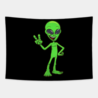 Friendly Alien Tapestry