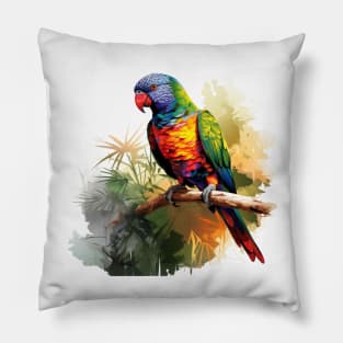 Rainbow Lorikeet Pillow