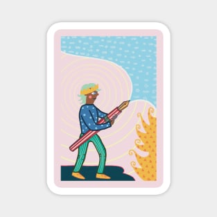 Knight of Swords Magnet