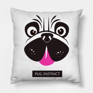 Pug face Pillow