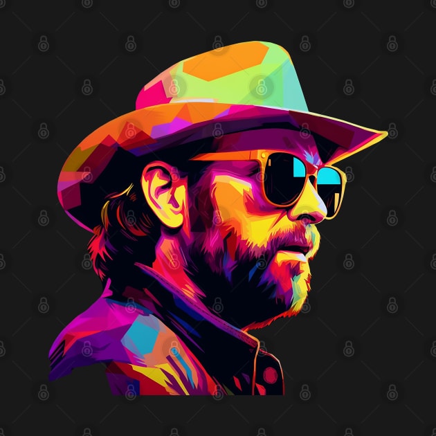 Hank Williams Jr  WPAP Retro by dapkus99