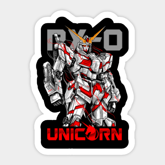 gundam unicorn - Gundam - Sticker