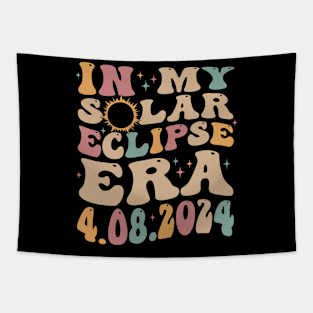 Total Solar Eclipse April 8 2024 Retro Groovy Women Kids Men Tapestry