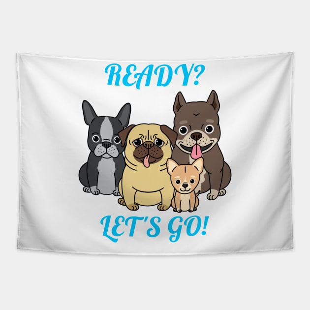 Walk time,dog time,best friends time! Tapestry by MoodsFree