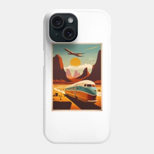 Arizona Vintage Travel Art Poster Phone Case