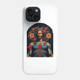 vitruvian man color Phone Case