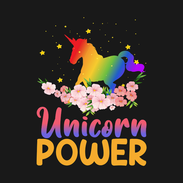 Unicorn Power by Teeium