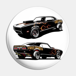 Street Fighter Camaro Pin