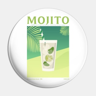 Mojito Cocktail Pin