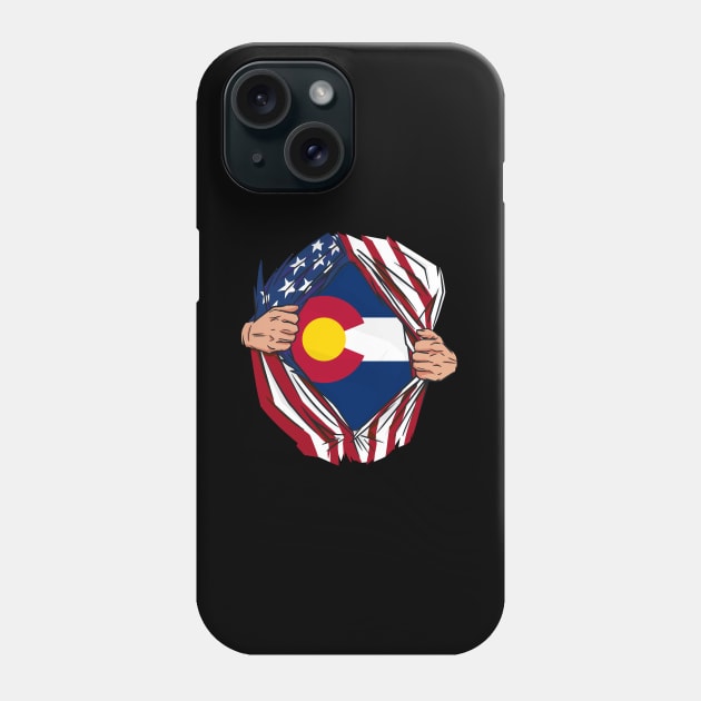 USA American Grown Colorado Flag Phone Case by tobzz