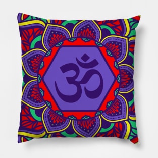 Mandala Om Pillow