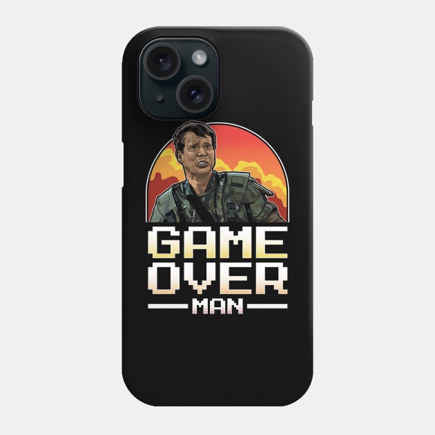 Game Over Man Phone Case by RetroReview
