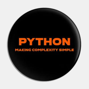 Python Making Complexity Simple Programming Pin