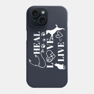 Heal Love Live Veterinarian, Doctor Veterinarians Phone Case