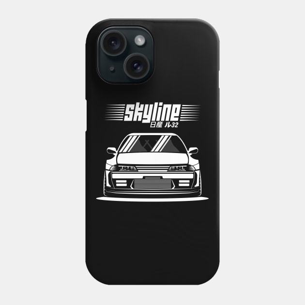 Nissan Skyline R32 Phone Case by AutomotiveArt