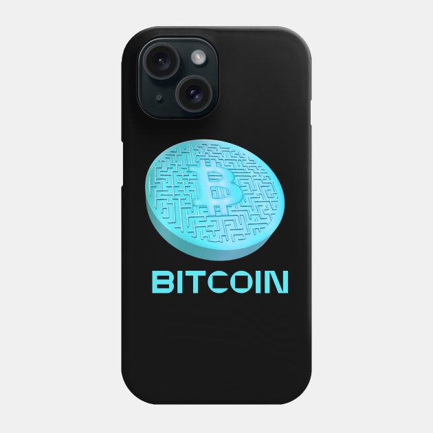 Bitcoin Phone Case by RedSparkle 