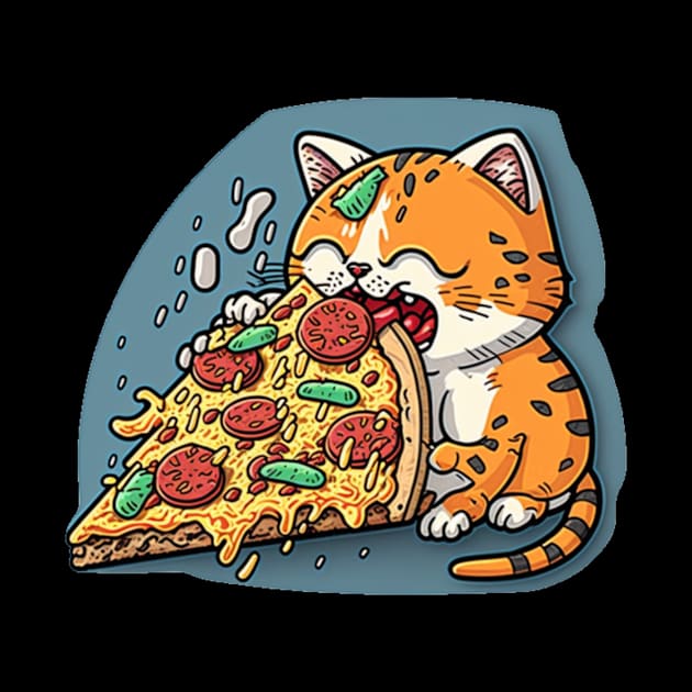 Pizza Cat by Evergreen Market