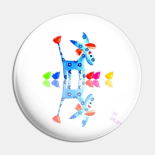 Donkey Flower Pin