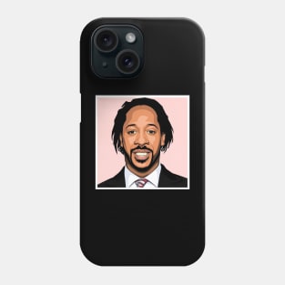 Katt Williams smile face,illustration Phone Case