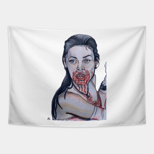 Jennifer’s Body Tapestry by jilliandohertyart