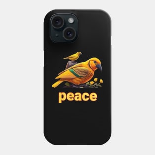 peace Bird art design. Phone Case