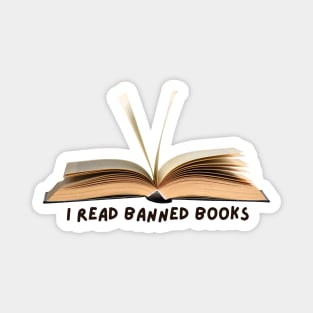 i read banned books Magnet