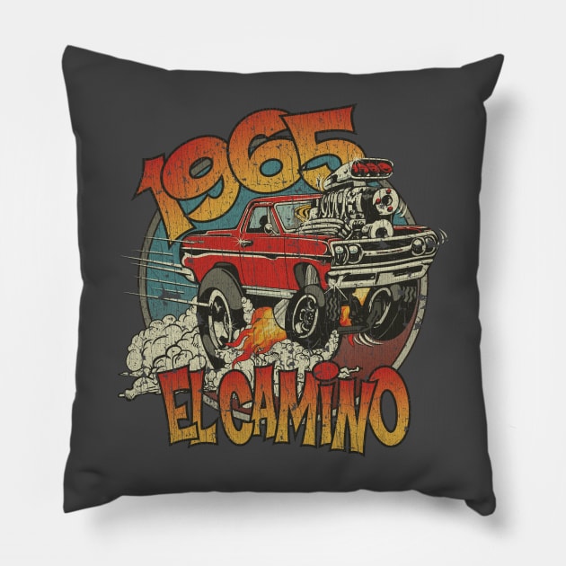 Monster El Camino 1965 Pillow by JCD666