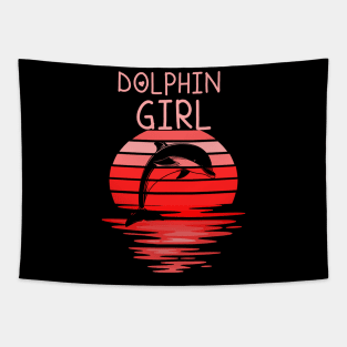 Dolphin Girl Tapestry
