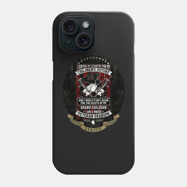 US Veteran I Served MY Country for My Kids Phone Case by IconicTee