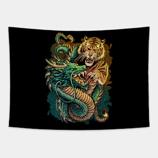 The Tiger and The Dragon Tapestry