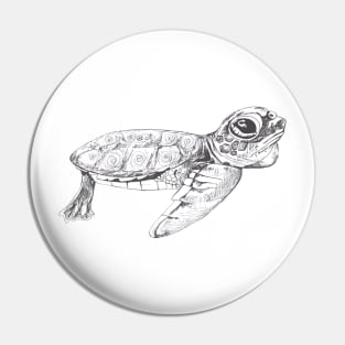 Baby Turtle Pin