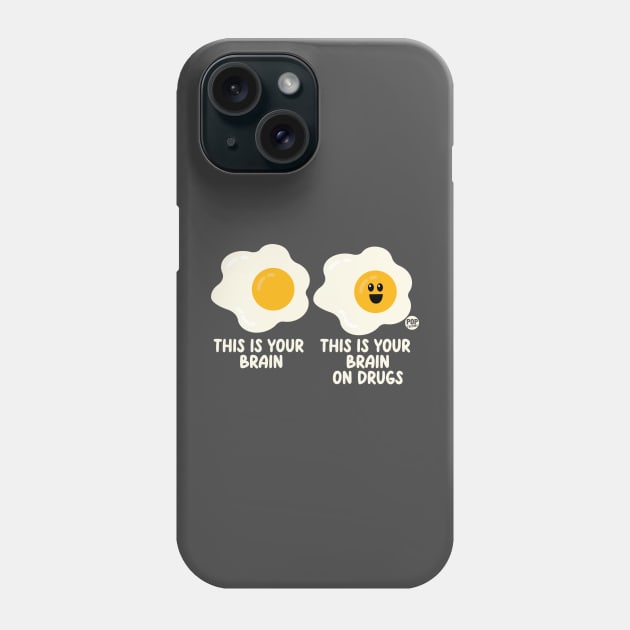 BRAIN ON DRUGS Phone Case by toddgoldmanart