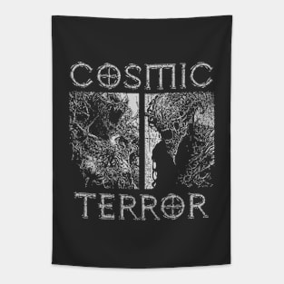 COSMIC TERROR - Dark & Horror Alien Artwork Tapestry