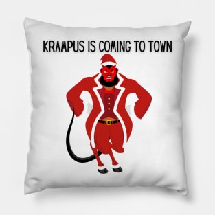 Krampus is Coming Pillow