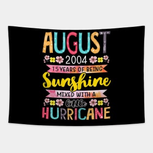 August Girls 2004 Shirt 15 Years Old Awesome Since 2004 Tapestry