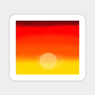 Hazy Sunset Magnet