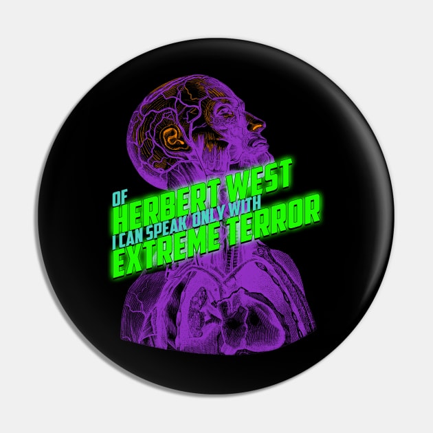 Herbert West: Reanimator Pin by UnlovelyFrankenstein