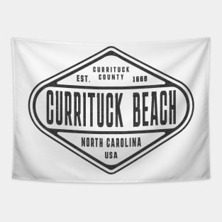 Currituck Beach, NC Summertime Weathered Sign Tapestry