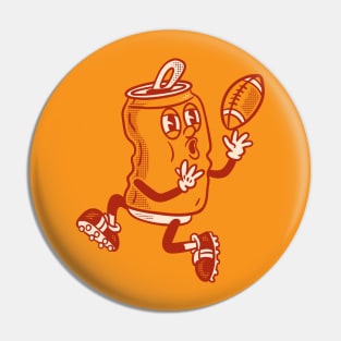 Retro cartoon American Football Pin