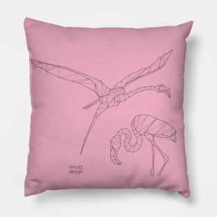 Origami - Flamingos Pillow