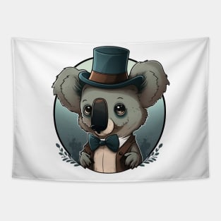 Koala with top hat Tapestry