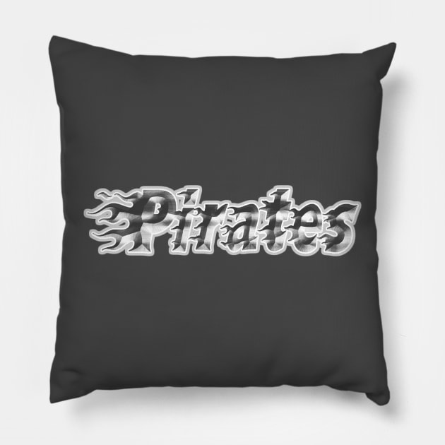 pirates - TEE T T Pillow by TEE TT