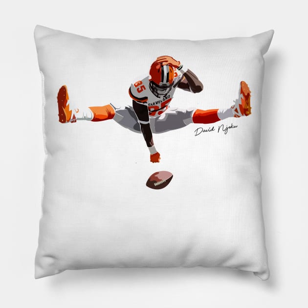 Njoku Artwork Pillow by mbloomstine