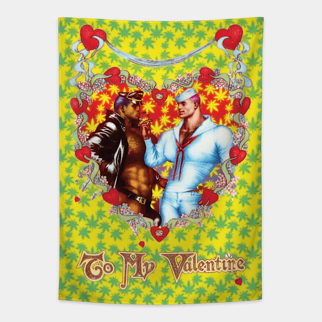 To My Valentine II Tapestry by a$$thetics