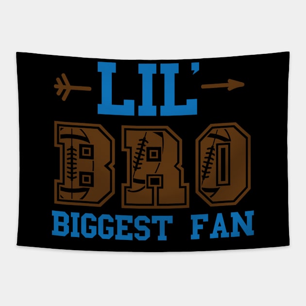 Lil bro biggest fan Tapestry by busines_night
